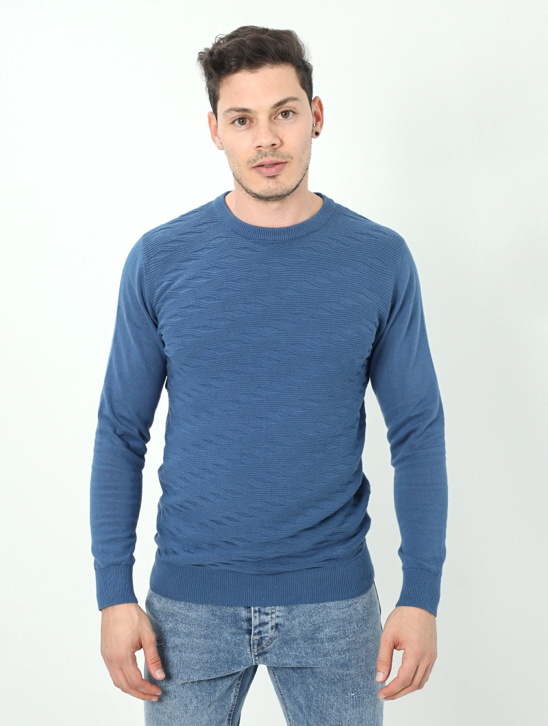 Pull à col rond
